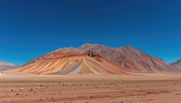 Vivid mountain scenery at Suriplaza in the Atacama Desert emphasizing elevation for climate research