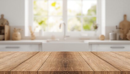 Out-of-focus window with table, ideal for UI background and editorial headers