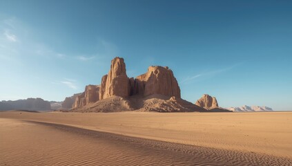 Sedimentary rock formations within a protected desert area, highlighting erosion processes and conservation efforts
