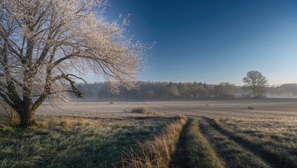 Chanfroy plain within Fontainebleau forest, a scenic area for nature exploration and recreation