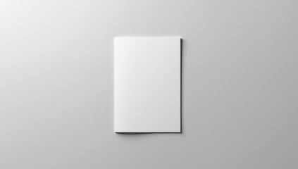 Obraz premium Gray-colored flyer backdrop designed for inserting custom content and messages, ideal for layout purposes