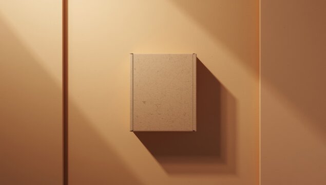 Patterned brown thick cardboard and shock-resistant paper arranged upside down, designed for durable packaging