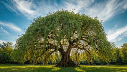 Tree entwined with vines in a lush environment, highlighting ecological preservation