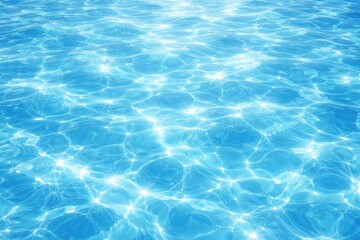 Abstract blue water texture showing ripples and diffuse light reflections