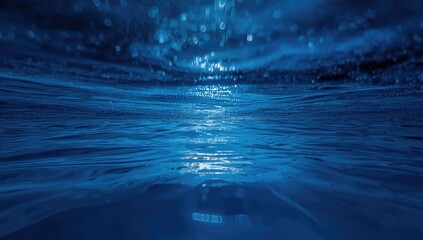 Panoramic vertical reflection of water used as a smartphone wallpaper, highlighting serene surface textures