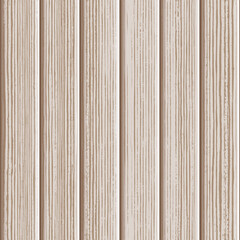 Wood plank wall, vertical slats, wood texture seamless pattern, vector design
