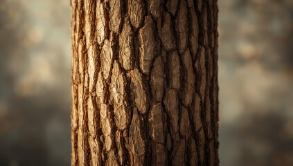 Detailed view of textured tree bark with intricate patterns, highlighting preservation challenges, Earth Day