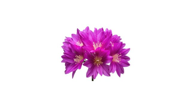 Pericallis webbii, a flowering species from Gran Canaria, suitable for plant identification layouts