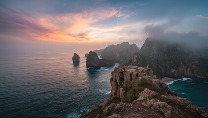 Coastal rocky plateau in the Po Toi Islands, erosion and shoreline stability focus