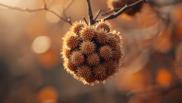 Chestnut bur background, white, autumnal fruit display, plant, seasonal harvest, fall season
