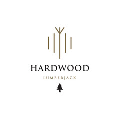 vintage retro wood and wood tools logo template.Logo design for carpenter ,old badge,furniture.