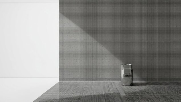 Small gray square pattern background serving as an editorial header backdrop for visual content - Powered by Adobe