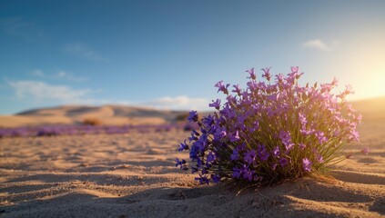 Spring and summer wildflower display in New Mexico's desert environment, highlighting native plant diversity, Earth Day