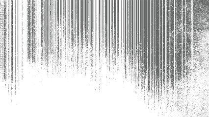 Gritty vertical grunge background featuring dense distressed lines and scattered dots creating a strong textured and industrial feel