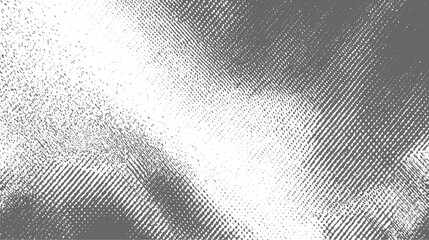 Diagonal abstract background with a textured grid pattern and speckled overlay creating a dynamic and rough visual effect in grayscale