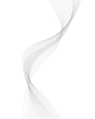 Elegant Abstract Flowing Grey Lines