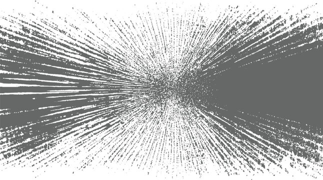 Abstract radial burst grayscale texture with distressed lines and a central dark area for dramatic background