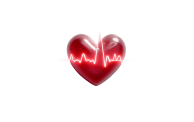 Expressive growing heart emoji illustration conveying warmth, care, and emotional connection isolated on transparent background PNG