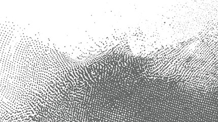 Abstract monochrome textured background with a dense field of dots creating a dynamic, undulating surface with a sense of depth and granular detail