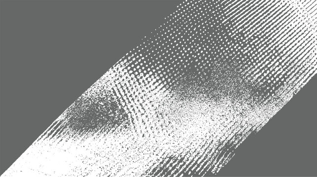 Diagonal abstract monochrome background with a textured, speckled area transitioning into a smooth gray field, creating a sense of layered depth