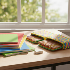  Bright and clean desk concept