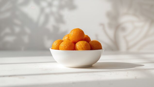 Gulab Jamun sweet treat enjoyed during festivities, emphasizing its soaked and caramelized surface
