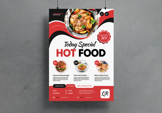 Hot Food Menu Template