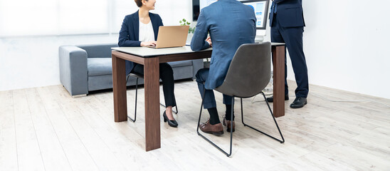 ビジネスプレゼンテーションと会議シーン