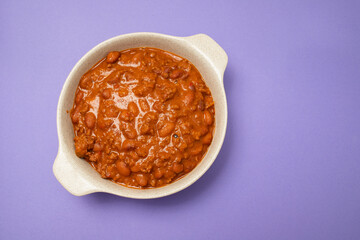 Traditional Mexican Food - Chili con carne in a bowl