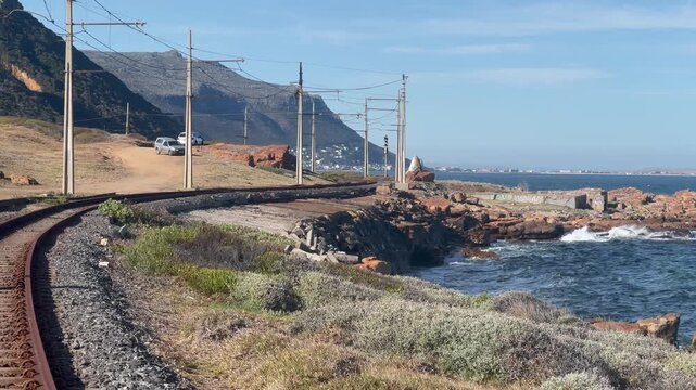 Glencairn near Simonstown on a scenic summer&rsquo;s day in Cape Town, South Africa.