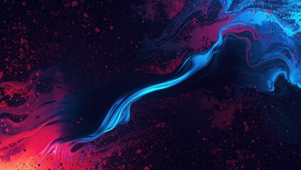 Abstract gradient background with vibrant liquid metal effects and grainy noise texture, suitable for digital interface themes