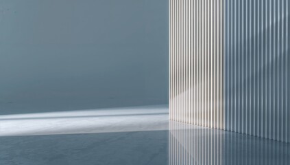 Detailed view of a wavy plastic surface with subtle shadows, used as an abstract background in technology or material layouts