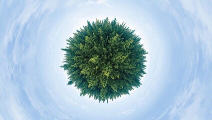 Earth from space showing atmospheric layers, highlighting climate change awareness