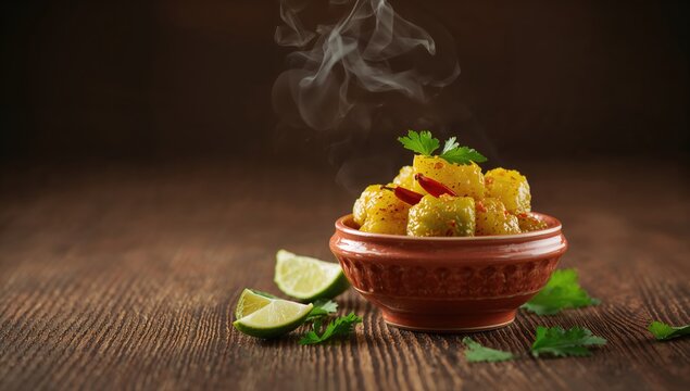 Bowl of Indian lime pickle, highlighting traditional fermentation methods