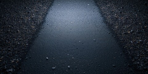 Close-up of fresh bitumen with detailed surface texture, ideal for infrastructure planning visuals