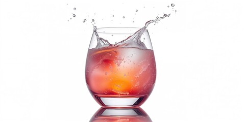 Condensation on a glass of water serves as a background for layout design, World Water Day