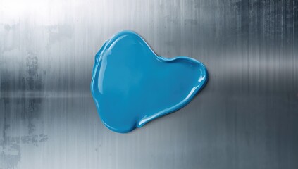 Colorful glossy blue surface featuring abstract shapes with ample space for text overlay, ideal for banner or header use