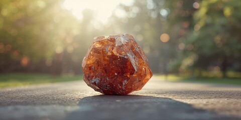 Detailed view of quartz mineral surface highlighting crystal formation for scientific study