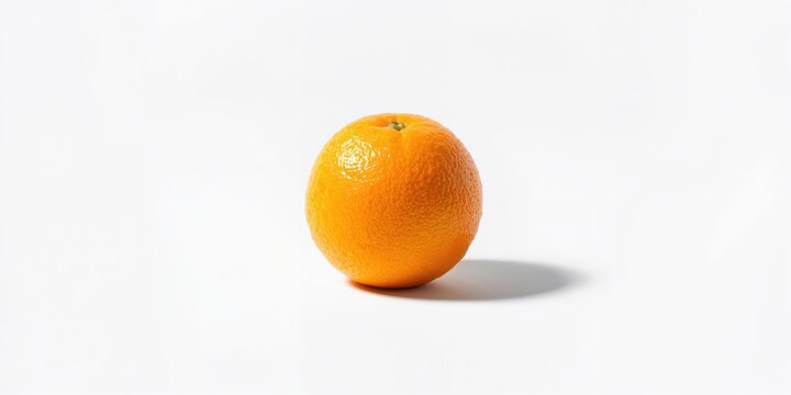 Slice of orange on a white background serving as a layout or graphic design element