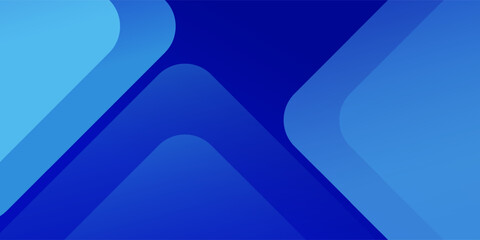 Abstract Blue Geometric Layered Background with Rounded Shapes and Gradient Tones, Modern Minimal Design for Business Presentation, Corporate Banner, Website Header, Technology Branding and Profession
