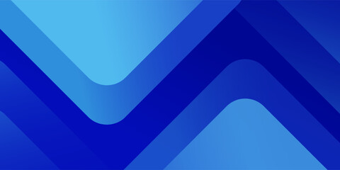 Abstract Blue Geometric Layered Background with Rounded Shapes and Gradient Tones, Modern Minimal Design for Business Presentation, Corporate Banner, Website Header, Technology Branding and Profession