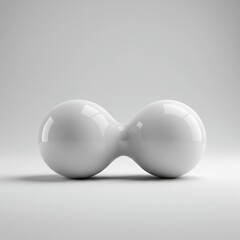 Exploring the profound concept of infinity using a pure, unbroken white void, symbolizing a boundless and unending expanse and possibility, void, studio, concept