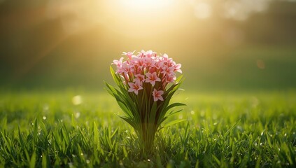 Toi Ting waterkanu arranged in a floral display, highlighting its perennial weed characteristics