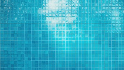 Ceramic tile mosaic featuring a blue sky pattern for decorative wall applications