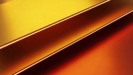 Vibrant golden gradient background with sleek diagonal lines and warm orange tones with abstract and design