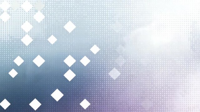 Minimalist halftone abstract background featuring smooth gradient from light blue to purple with digital dot pattern overlay. Perfect for presentations, web design, or contemporary branding visuals