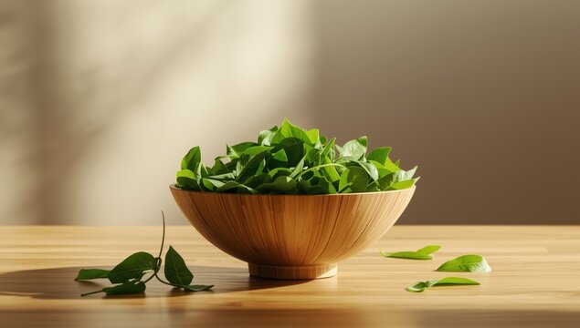 Herbal medicine with green Gotu kola, focused on traditional plant usage