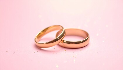 two wedding rings