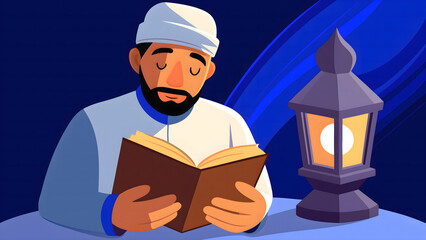 Elegant Ramadan Typography Design with Islamic Calligraphy & Festive Glow