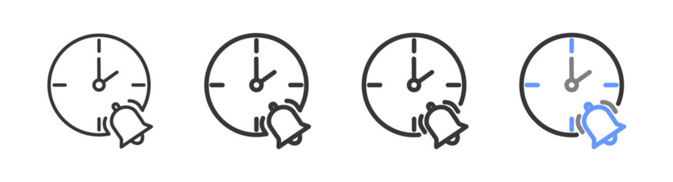 The Ultimate timeline Styles with Variations Line of icon set vector illustration